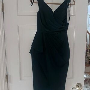 Chic Asymmetrical Black Dress